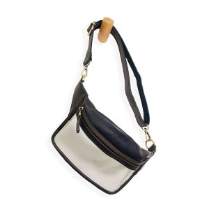 Navy/Clear Sylvie Sling/Belt Bag