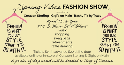 FASHION SHOW TICKET 4/25/24