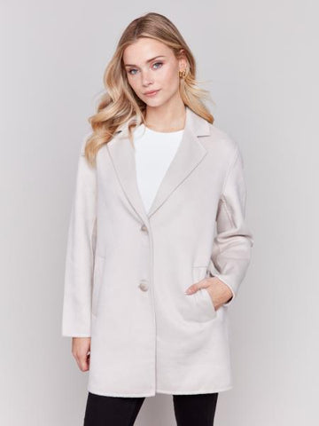 Light Almond Double Face Wool Coat