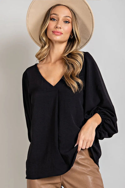 V-Neck Dolman Sleeve Top