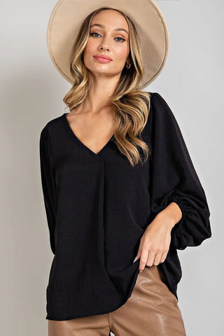 V-Neck Dolman Sleeve Top