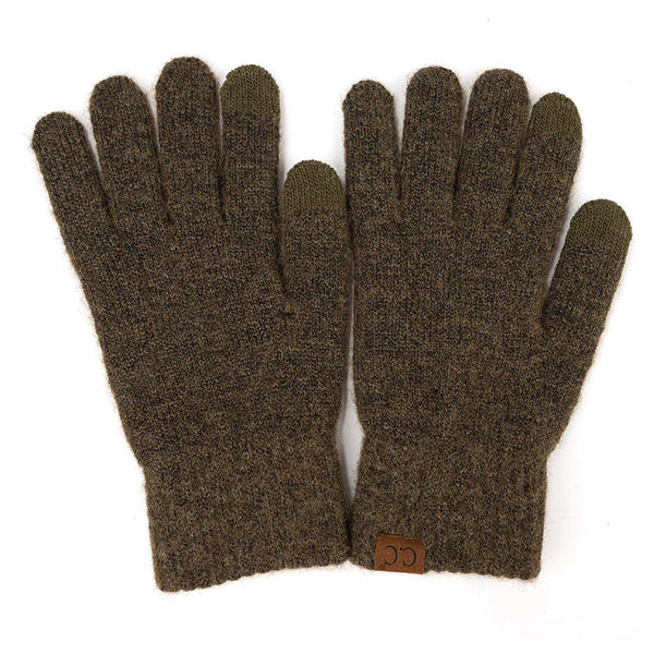 C.C. Beanie Soft Recycled Yarn Gloves