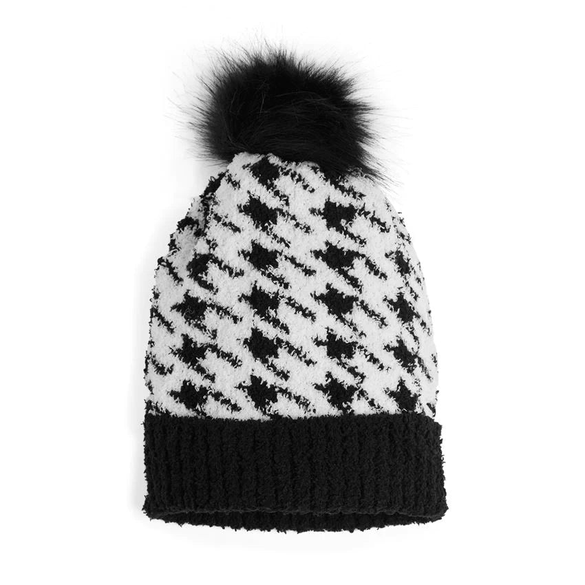 Dreamy Soft Hat-Houndstooth