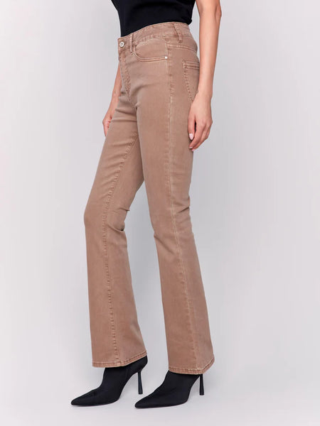 Bootcut Jeans-Truffle