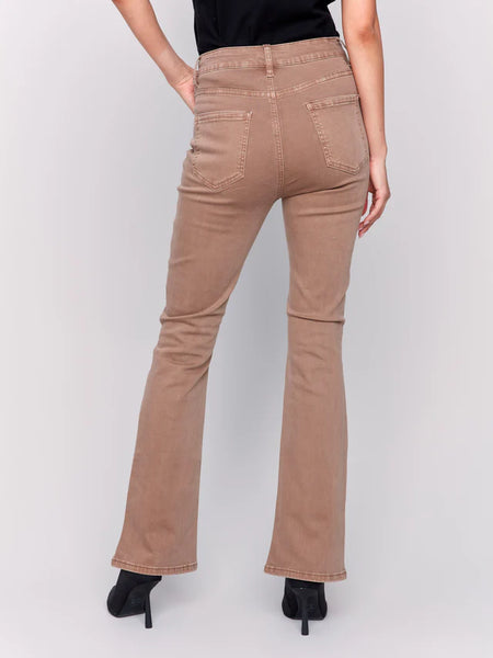 Bootcut Jeans-Truffle