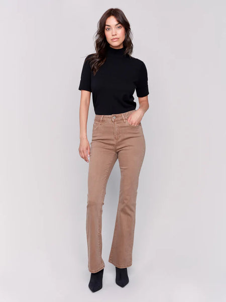 Bootcut Jeans-Truffle