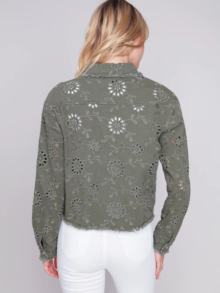 Celadon Embroidered Jacket