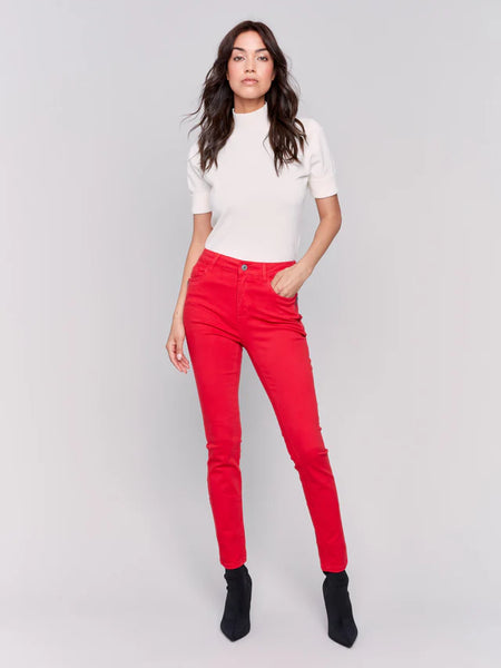 Red Skinny Jeans