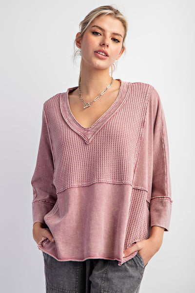 Mineral Washed Thermal Top