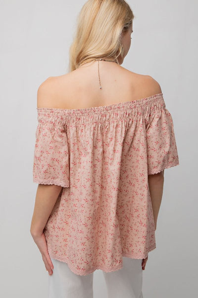 Off Shoulder Floral Top