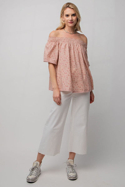 Off Shoulder Floral Top