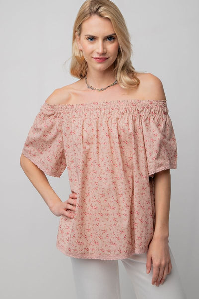 Off Shoulder Floral Top