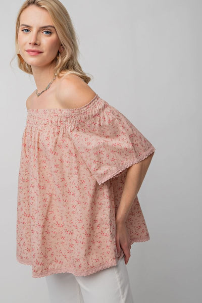 Off Shoulder Floral Top