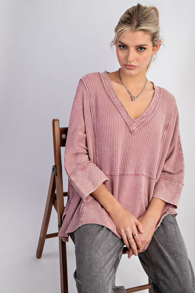 Mineral Washed Thermal Top