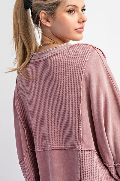 Mineral Washed Thermal Top