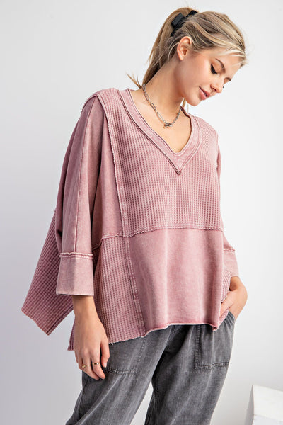 Mineral Washed Thermal Top