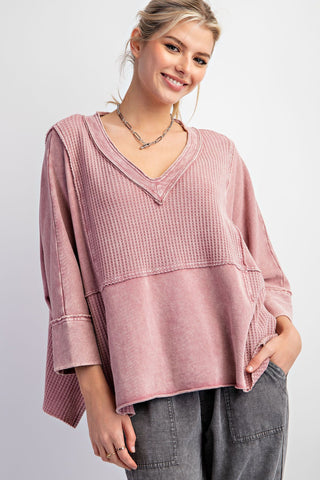 Mineral Washed Thermal Top