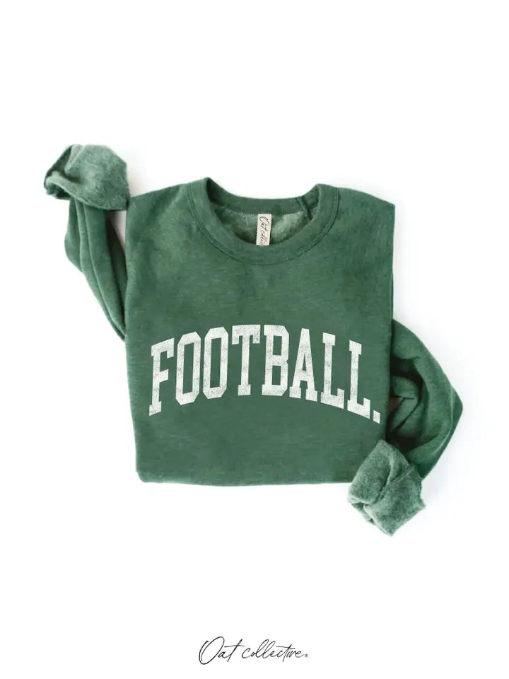 Mineral Washed "Football" Sweatshirt