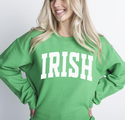 Green "Irish" Sweatshirt