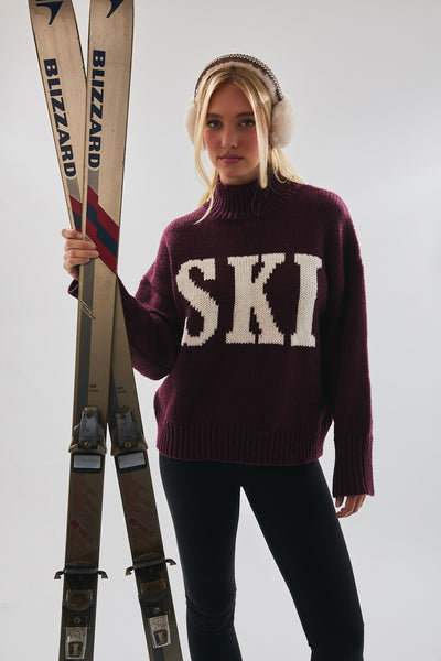 Oversized "Ski" Sweater