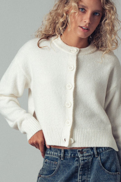 Ivory Sweater Cardigan