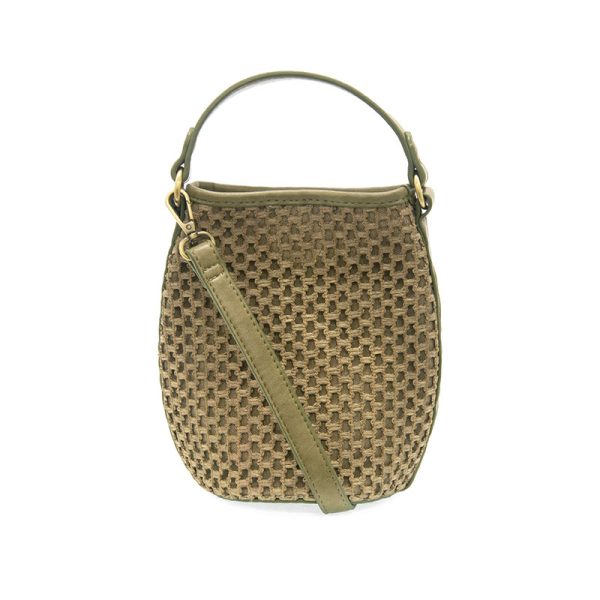 Open Weave Bucket Crossbody