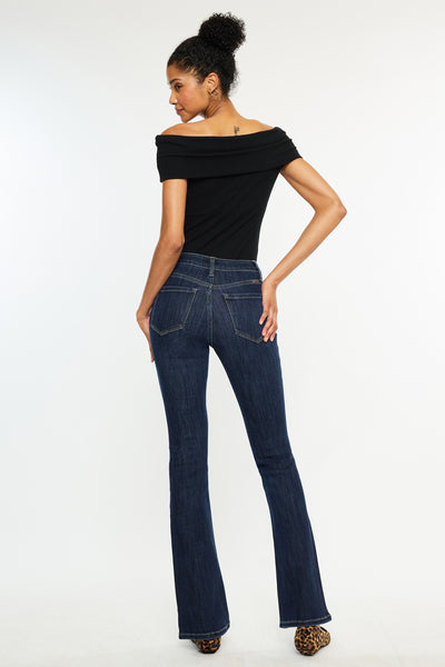 High-Rise Bootcut Jeans