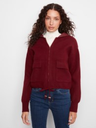 Zip Hoodie w/Patch Pockets