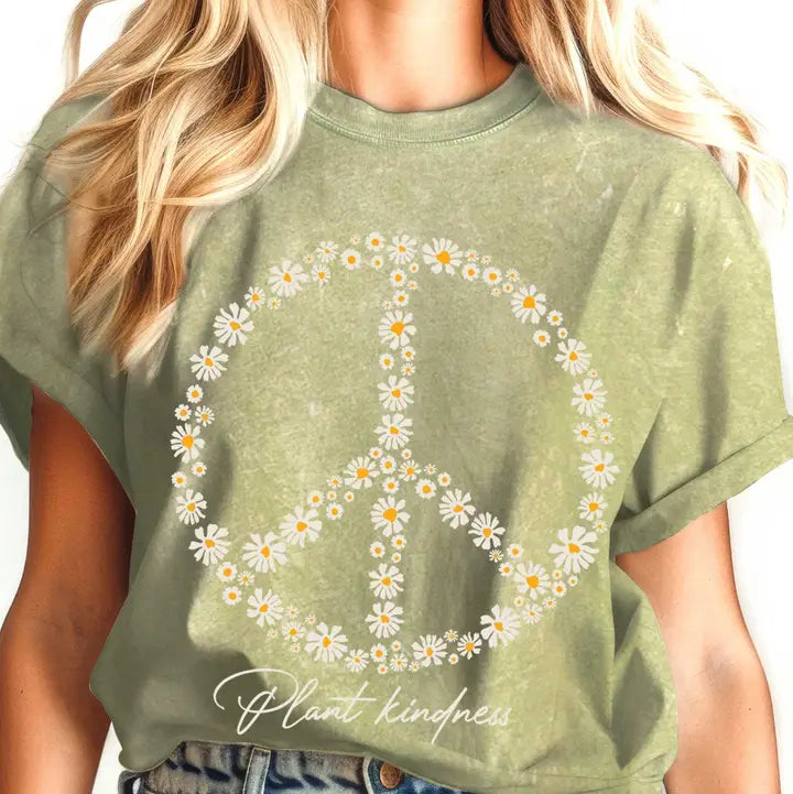 Sage Peace Flower Tee