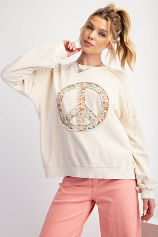 Peace Sign Pullover