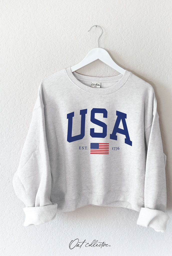 "USA" Mid Graphic Sweatshirt