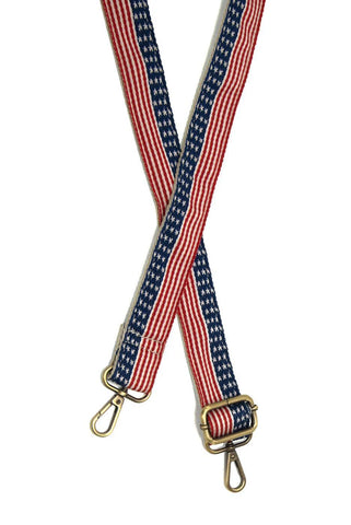1.2" USA Flag Guitar Strap