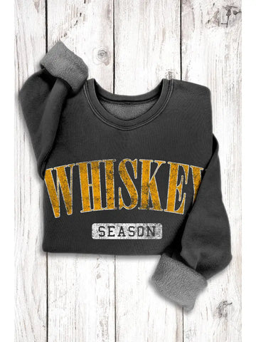 "Whiskey Season" Mineral Washed Sweatshirt